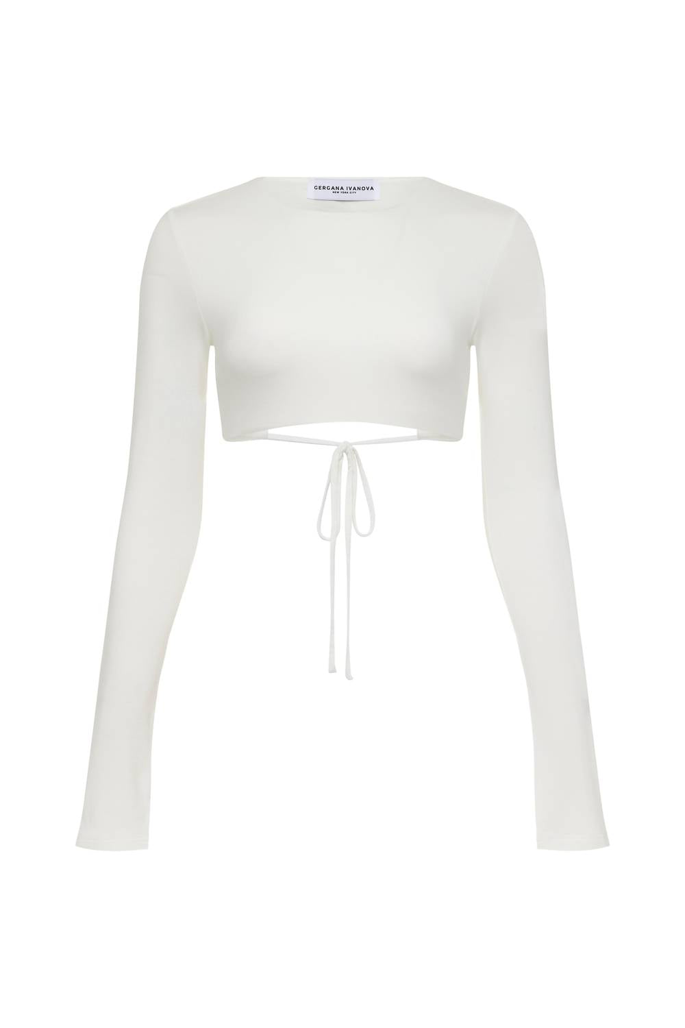 Женский топ Tia белого цвета Gergana Ivanova
Женский топ Tia белого цвета Gergana Ivanova