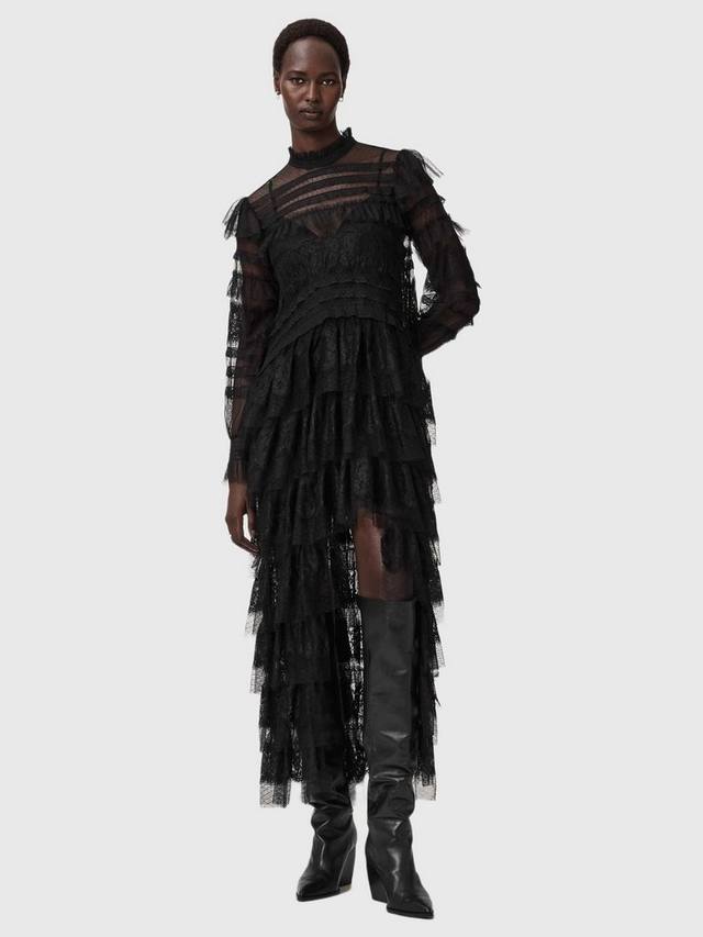 Текстурированное макси-платье Cavarly AllSaints, Black
Текстурированное макси-платье Cavarly AllSaints, Black