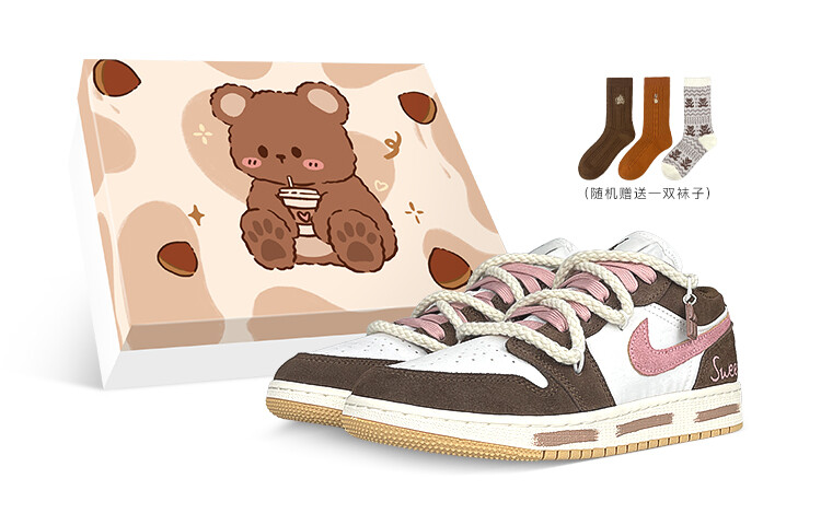 Кроссовки Air JORDAN 1 Vintage Basketball Shoes Women's Low-Top White Brown/Pink
Кроссовки Air JORDAN 1 Vintage Basketball Shoes Women's Low-Top White Brown/Pink