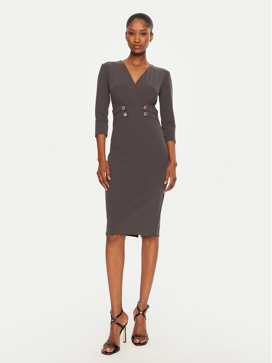 Коктейльное платье стандартного кроя Rinascimento, серый
Коктейльное платье стандартного кроя Rinascimento, серый