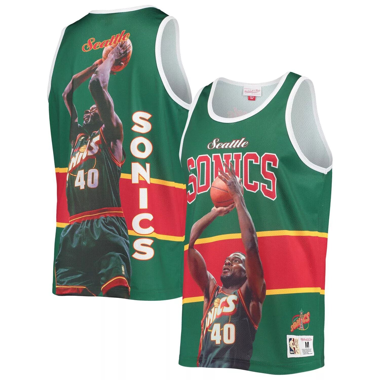 Мужская майка Mitchell & Ness Green Seattle Supersonics Hardwood Classics Player
Мужская майка Mitchell & Ness Green Seattle Supersonics Hardwood Classics Player