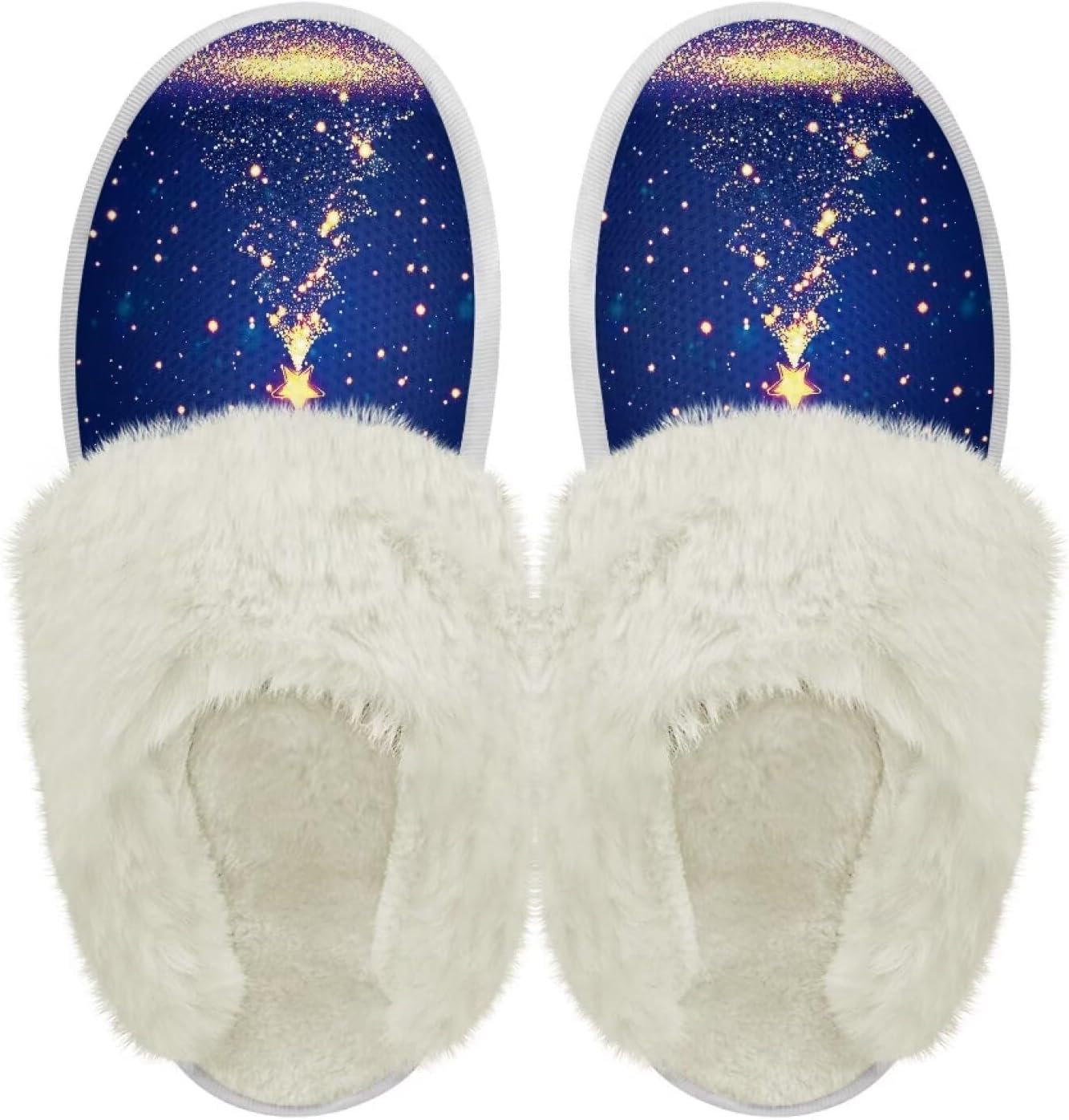 Хлопковые тапочки PJHEQOXE с пушистыми краями, домашние тапочки для дома и улицы, хлопковые тапочки унисекс, Christmas Tree Star
Хлопковые тапочки PJHEQOXE с пушистыми краями, домашние тапочки для дома и улицы, хлопковые тапочки унисекс, Christmas Tree Star