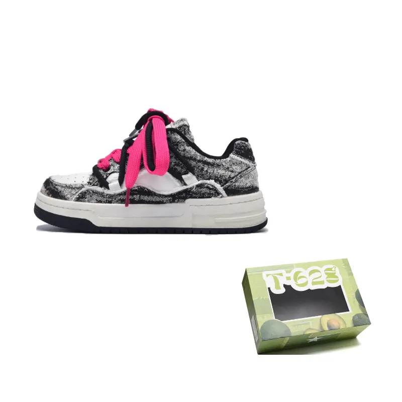 T628 Винтажные пуховики Износостойкие, легкие, дышащие и нескользящие Низкие скейтбордские унисекс в черном цвете с розово-красными шнурками, цвет Black (Rose Red Laces)
T628 Винтажные пуховики Износостойкие, легкие, дышащие и нескользящие Низкие скейтбордские унисекс в черном цвете с розово-красными шнурками, цвет Black (Rose Red Laces)