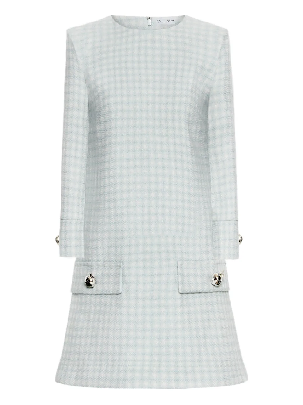 Платье мини в клетку гингем Oscar de la Renta, синий
Платье мини в клетку гингем Oscar de la Renta, синий