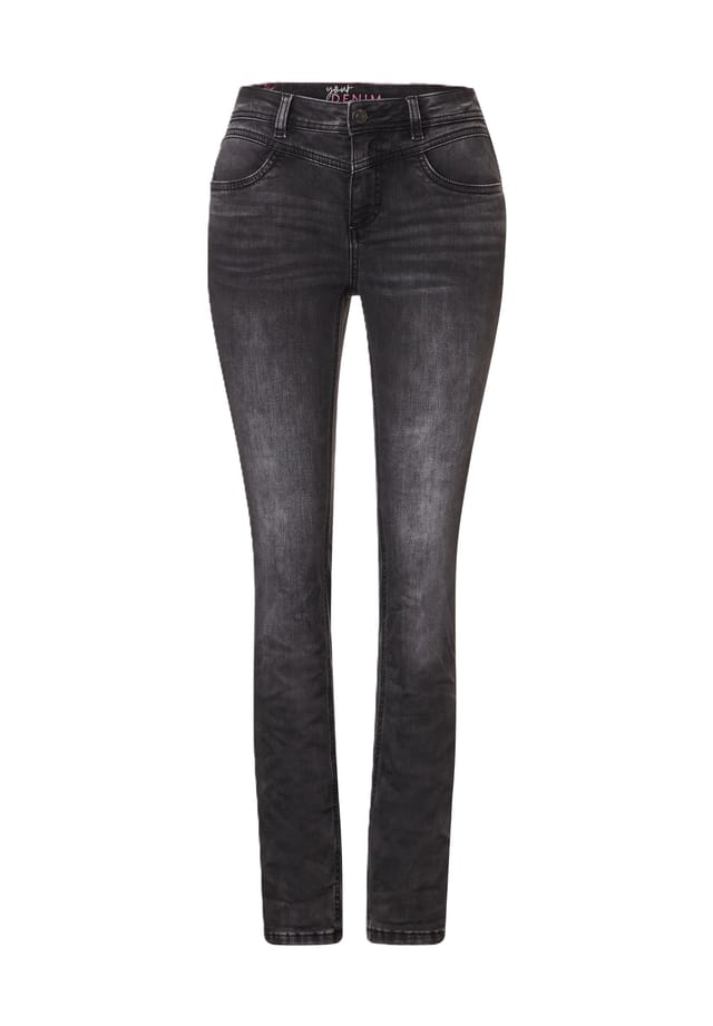 Джинсы свободного покроя стирка Street One, черный
Джинсы свободного покроя стирка Street One, черный