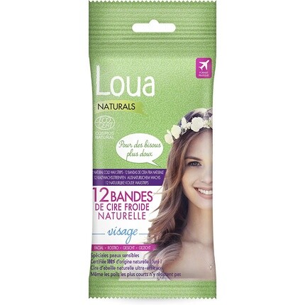Био-полоски для удаления волос на лице 12 шт. Loua 
Био-полоски для удаления волос на лице 12 шт. Loua