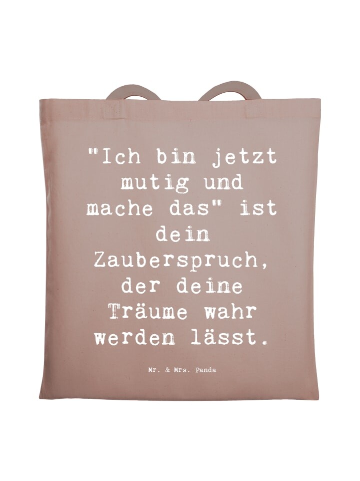 Сумка Mr. & Mrs. Panda Tragetasche Spruch Mutig zu sich selbst stehen ..., коричневая пастель
Сумка Mr. & Mrs. Panda Tragetasche Spruch Mutig zu sich selbst stehen ..., коричневая пастель