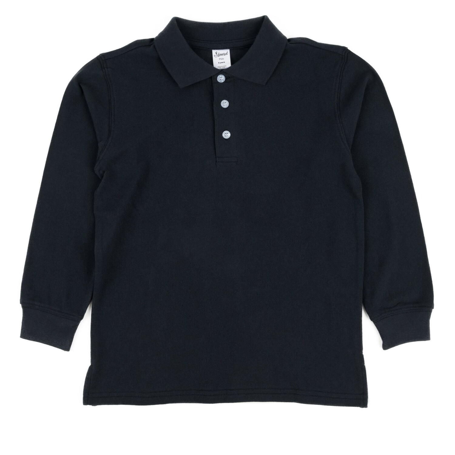 Хлопковая рубашка поло с длинным рукавом, темно-синий
Хлопковая рубашка поло с длинным рукавом, темно-синий