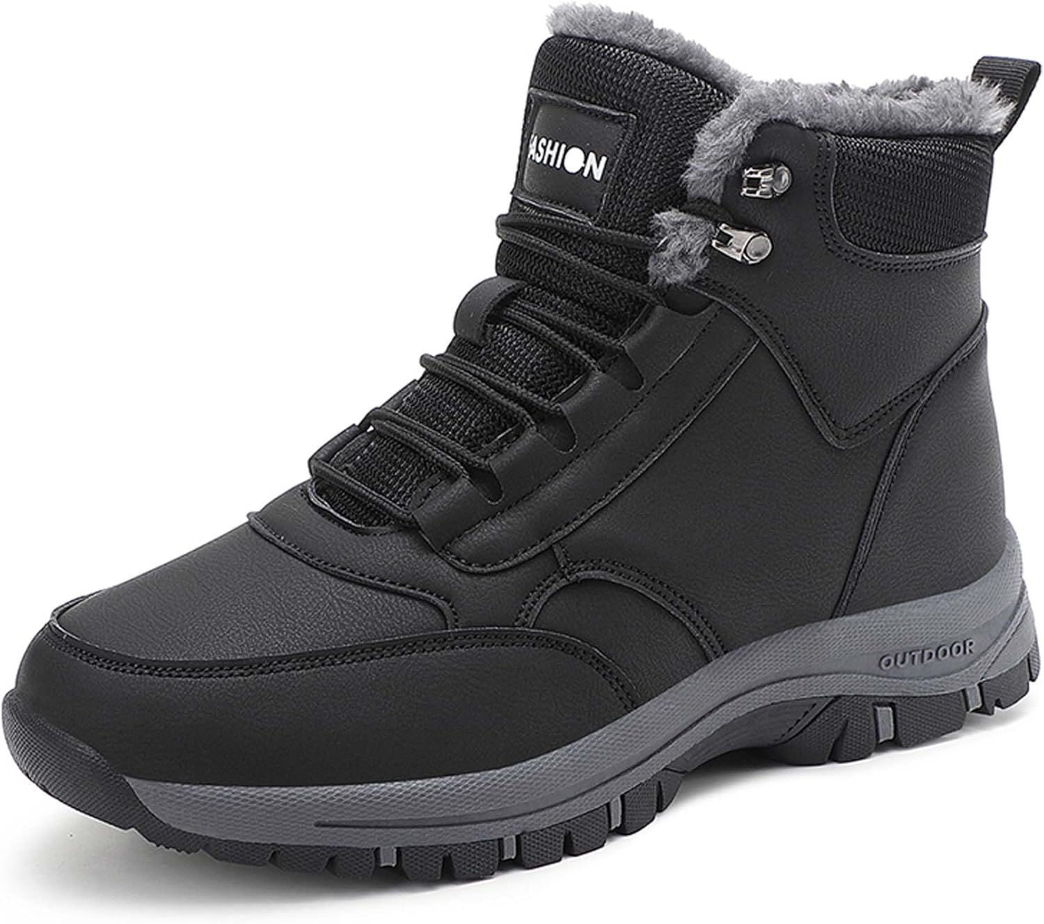 Мужские зимние ботинки с утепленной флисовой подкладкой, противоскользящие для активного отдыха на улице, высокие, с хлопковой подкладкой, для ношения в холодную погоду Generic, черный
Мужские зимние ботинки с утепленной флисовой подкладкой, противоскользящие для активного отдыха на улице, высокие, с хлопковой подкладкой, для ношения в холодную погоду Generic, черный
