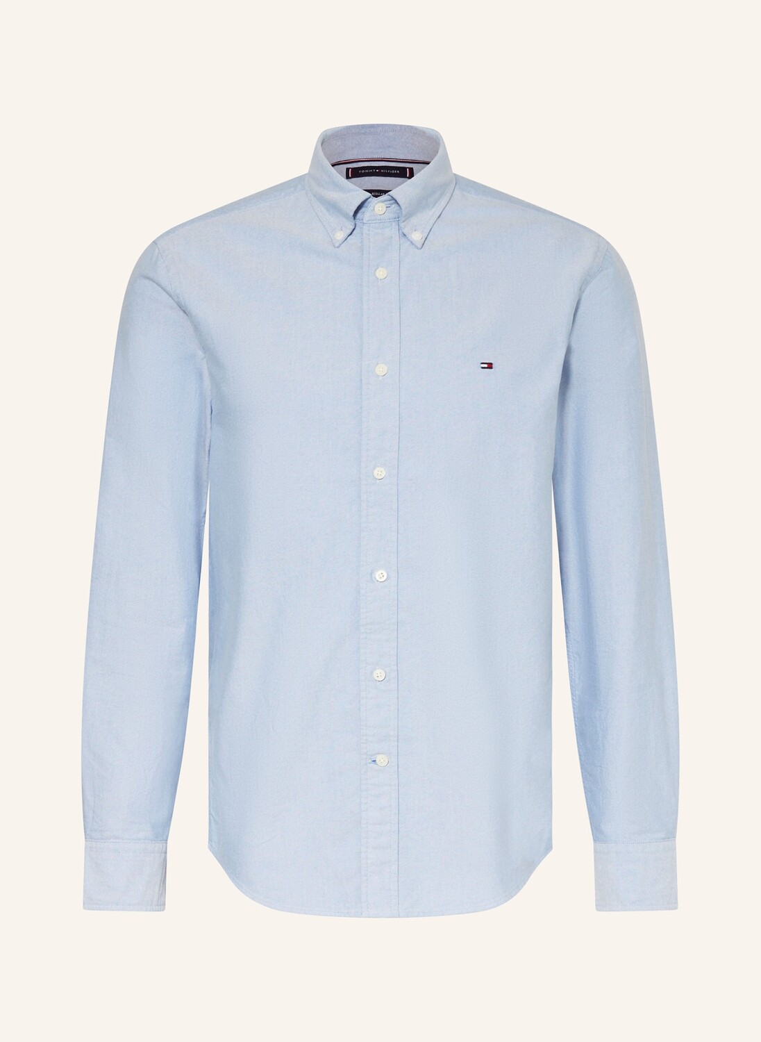 Оксфордская рубашка стандартного кроя Tommy Hilfiger, голубой
Оксфордская рубашка стандартного кроя Tommy Hilfiger, голубой