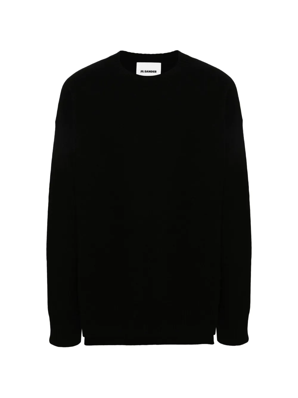 Свитер с круглым вырезом Jil Sander, черный
Свитер с круглым вырезом Jil Sander, черный