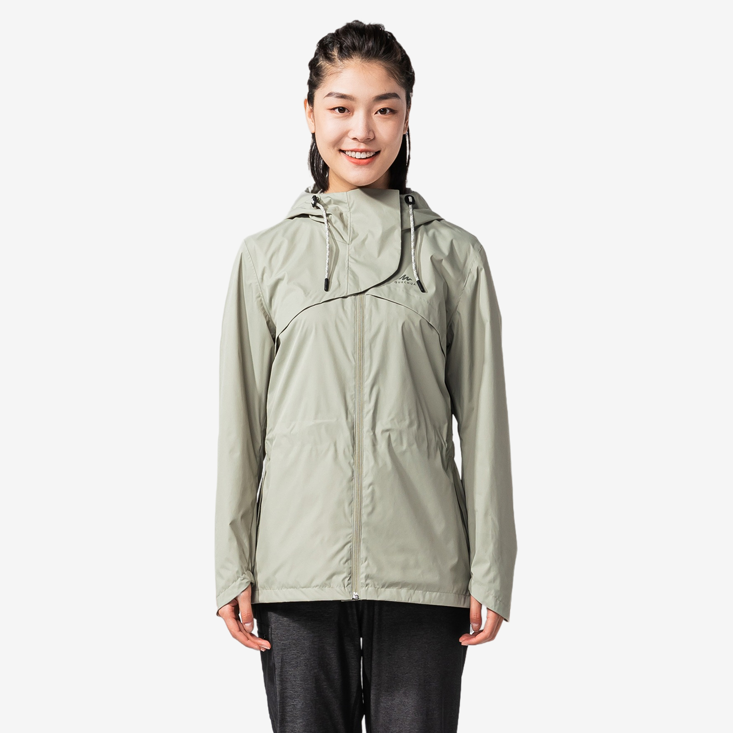 Женская водонепроницаемая походная куртка NH500 Quechua
Женская водонепроницаемая походная куртка NH500 Quechua