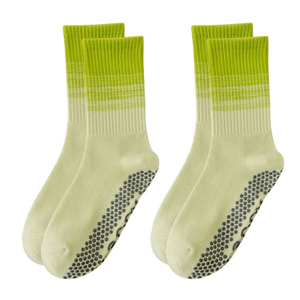 Женские носки с градиентом и резинкой, 2 пары, нескользящая подошва для дома или студии Anna-Kaci, Green
Женские носки с градиентом и резинкой, 2 пары, нескользящая подошва для дома или студии Anna-Kaci, Green