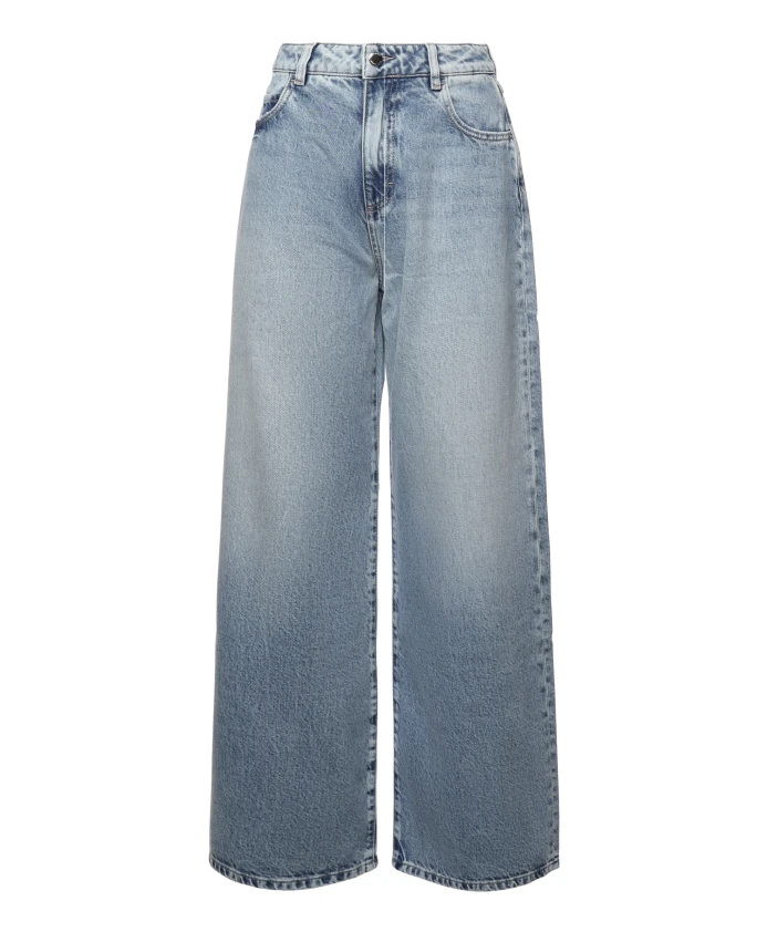 Синие хлопковые джинсы с широкими штанинами Icon Denim, синий
Синие хлопковые джинсы с широкими штанинами Icon Denim, синий