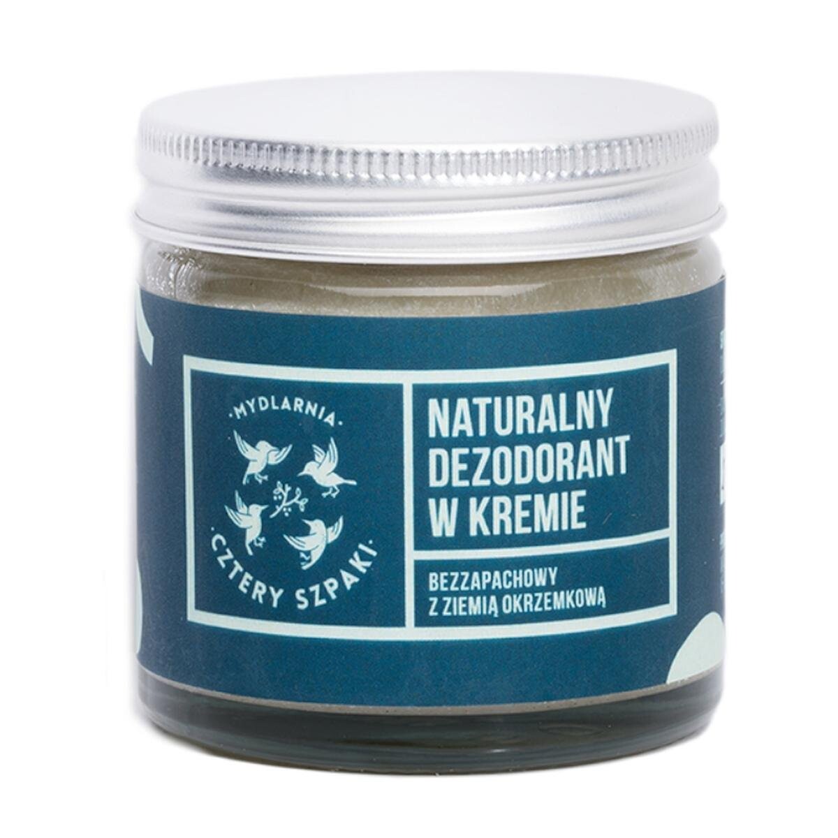 Four Szpaki, натуральный крем-дезодорант без запаха, 60 мл Cztery Szpaki 
Four Szpaki, натуральный крем-дезодорант без запаха, 60 мл Cztery Szpaki