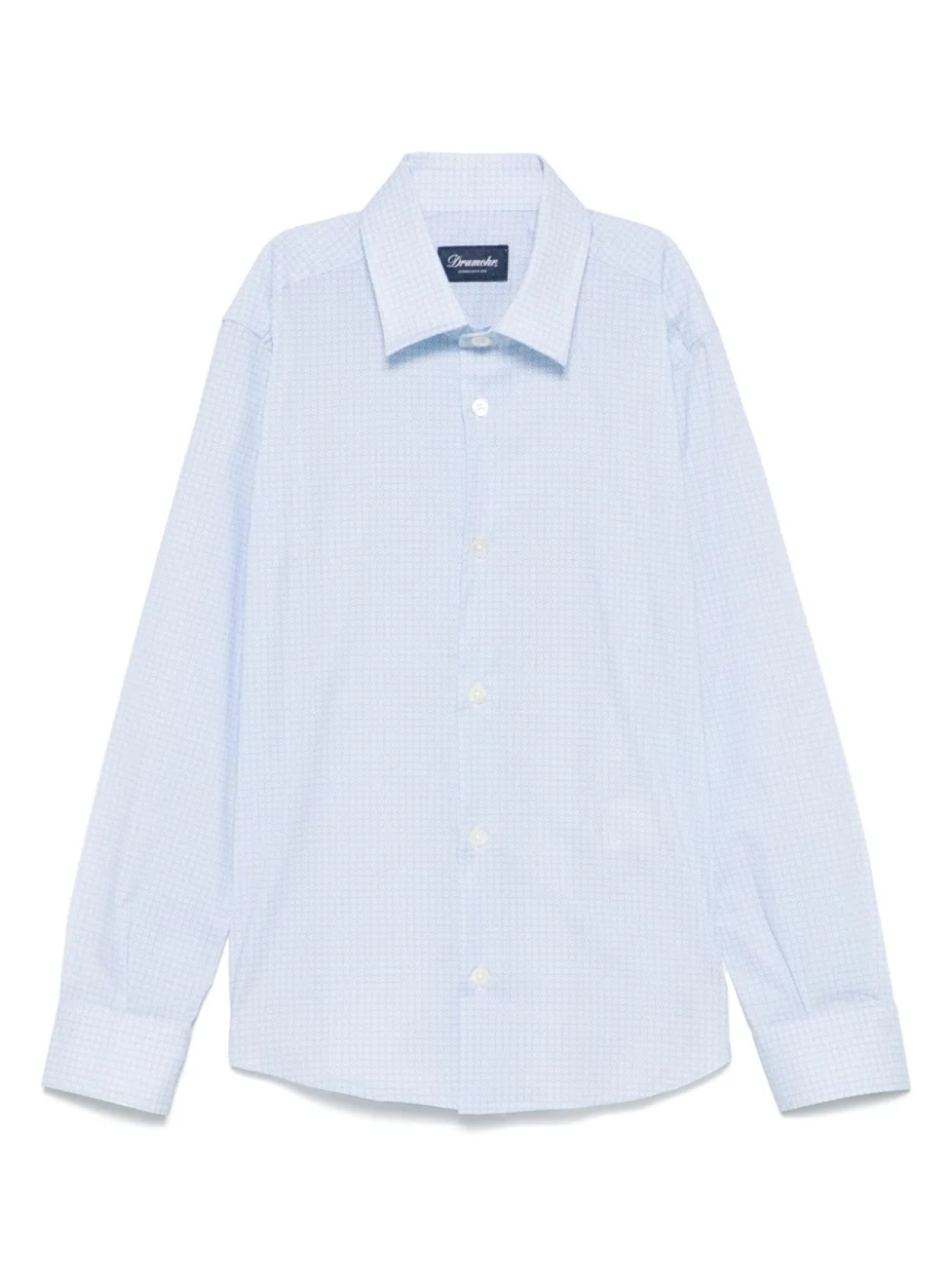 Drumohr Kids рубашка с узором, синий
Drumohr Kids рубашка с узором, синий