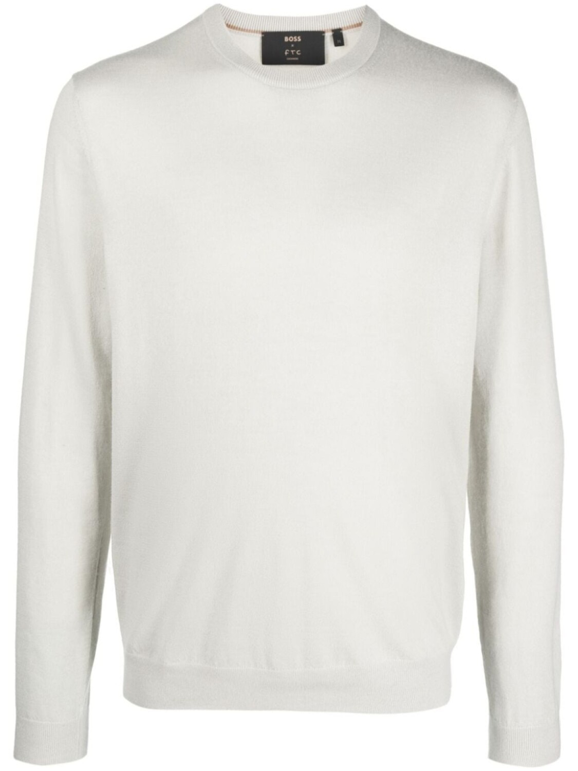 Кашемировый джемпер с круглым вырезом BOSS, бежевый
Кашемировый джемпер с круглым вырезом BOSS, бежевый