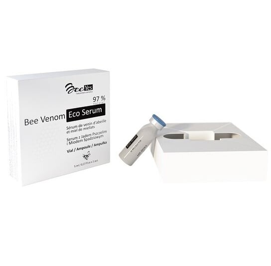 Сыворотка с пчелиным ядом в ампулах Bee Venom Eco, Bee Yes 1 шт., BeeYes
Сыворотка с пчелиным ядом в ампулах Bee Venom Eco, Bee Yes 1 шт., BeeYes