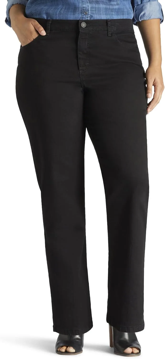 Lee Женские джинсы Plus Size Monroe Straight Leg, классический расслабленный крой
Lee Женские джинсы Plus Size Monroe Straight Leg, классический расслабленный крой