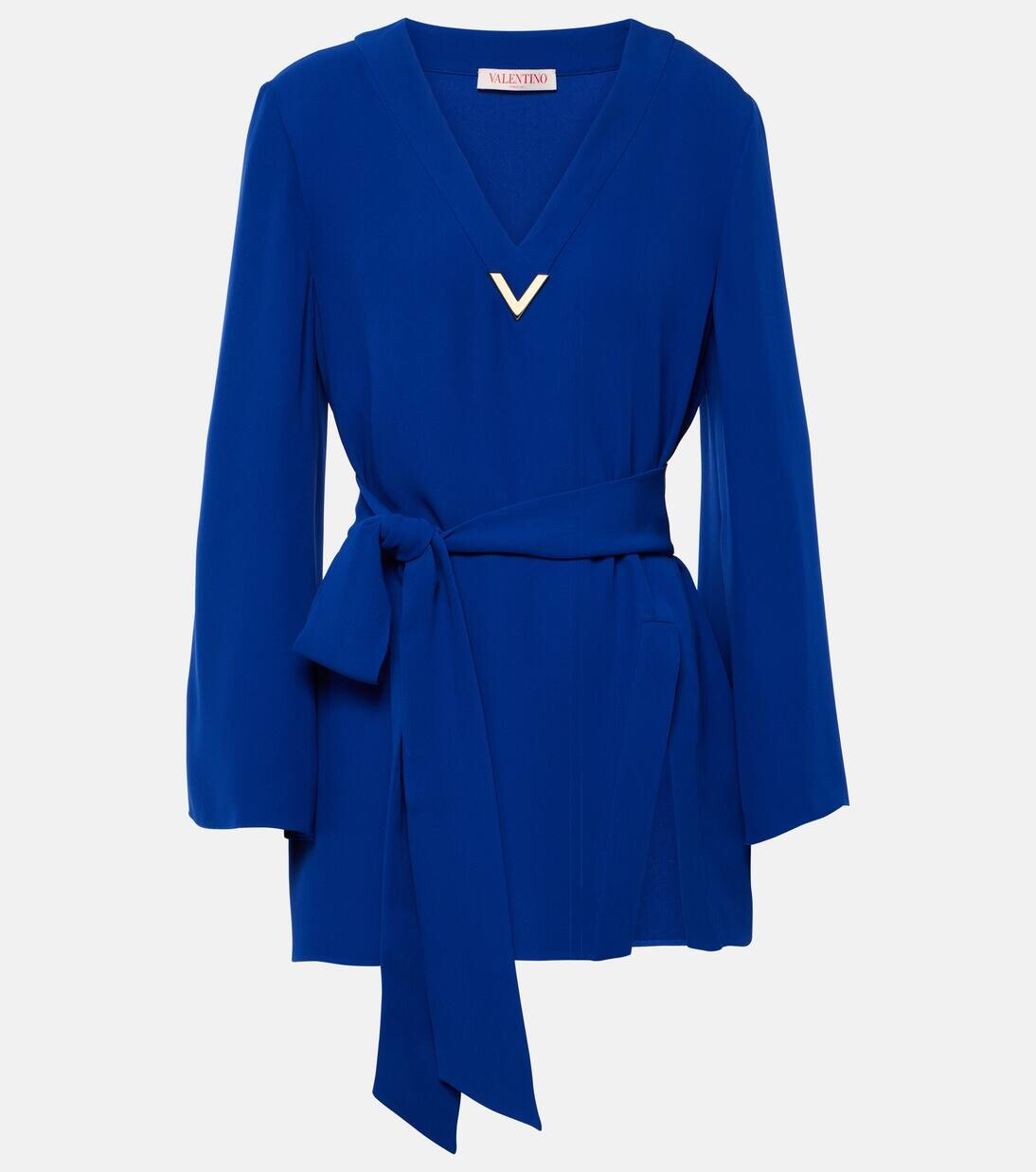 Блузка с поясом VGold Cady Couture Valentino, цвет lapis lazuli
Блузка с поясом VGold Cady Couture Valentino, цвет lapis lazuli