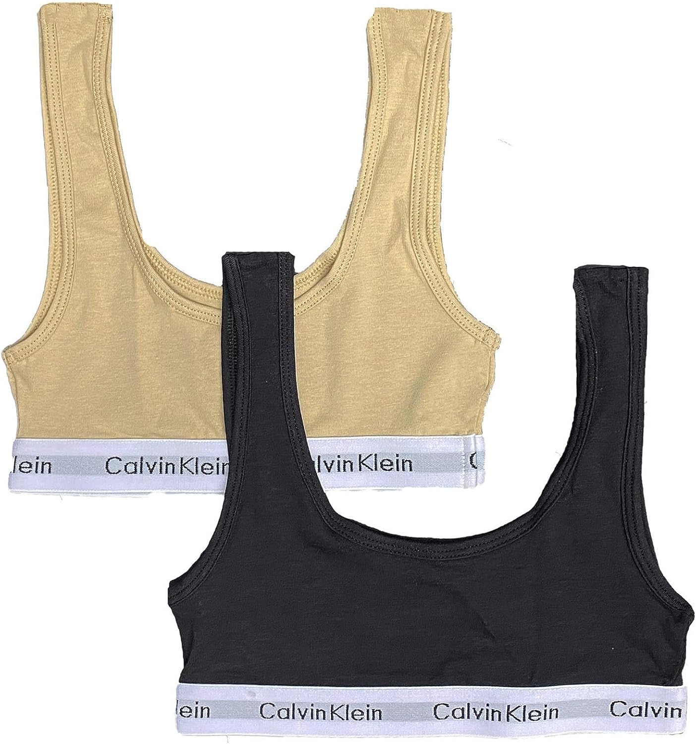 Комплект из 2 бюстгальтеров-бралеттов Calvin Klein Girl's Modern Cotton Bralette, Black (37B37069-99) / Beige
Комплект из 2 бюстгальтеров-бралеттов Calvin Klein Girl's Modern Cotton Bralette, Black (37B37069-99) / Beige