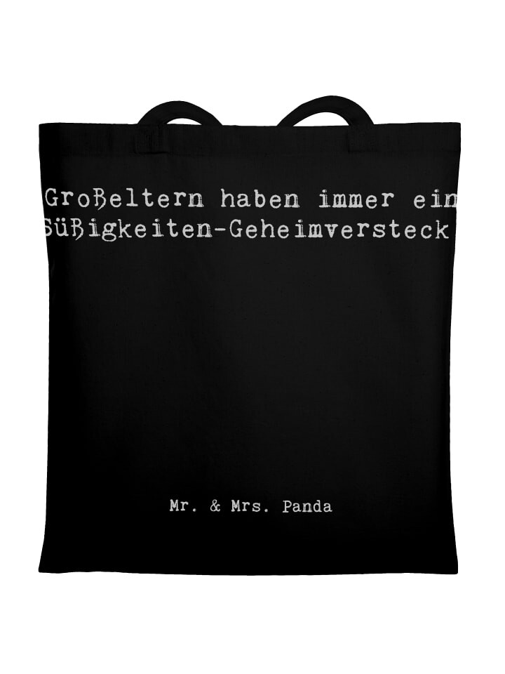 Сумка для переноски Mr & Mrs Panda Großeltern Süßigkeiten, черный
Сумка для переноски Mr & Mrs Panda Großeltern Süßigkeiten, черный