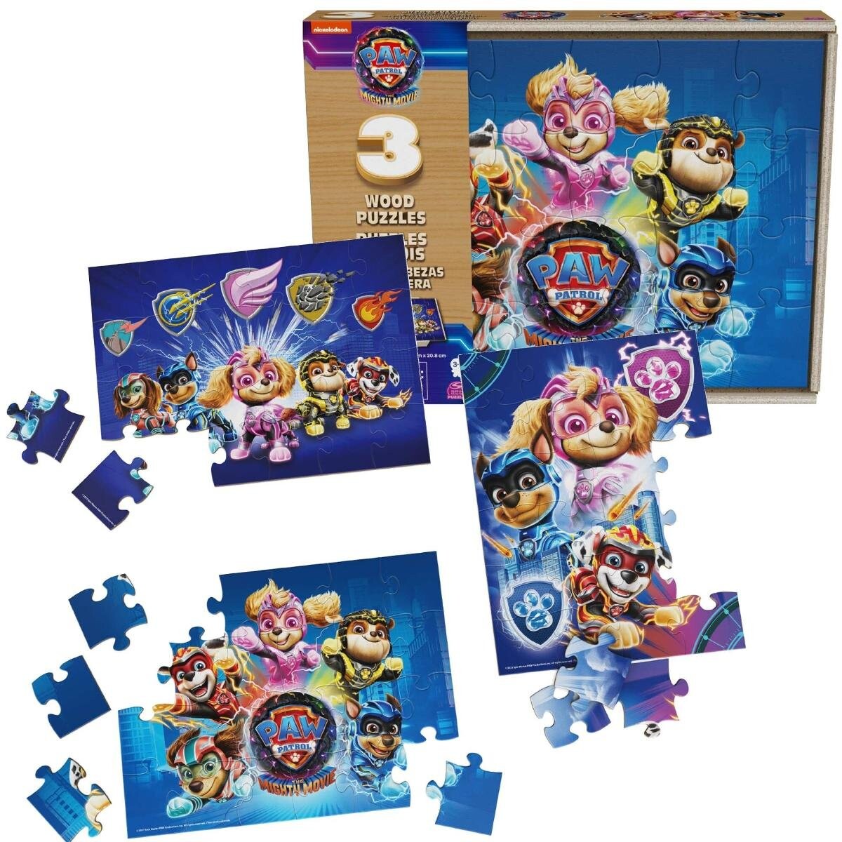Деревянный пазл Paw Patrol The Mighty Movie The Great Movie 3 набора Spin Master
Деревянный пазл Paw Patrol The Mighty Movie The Great Movie 3 набора Spin Master
