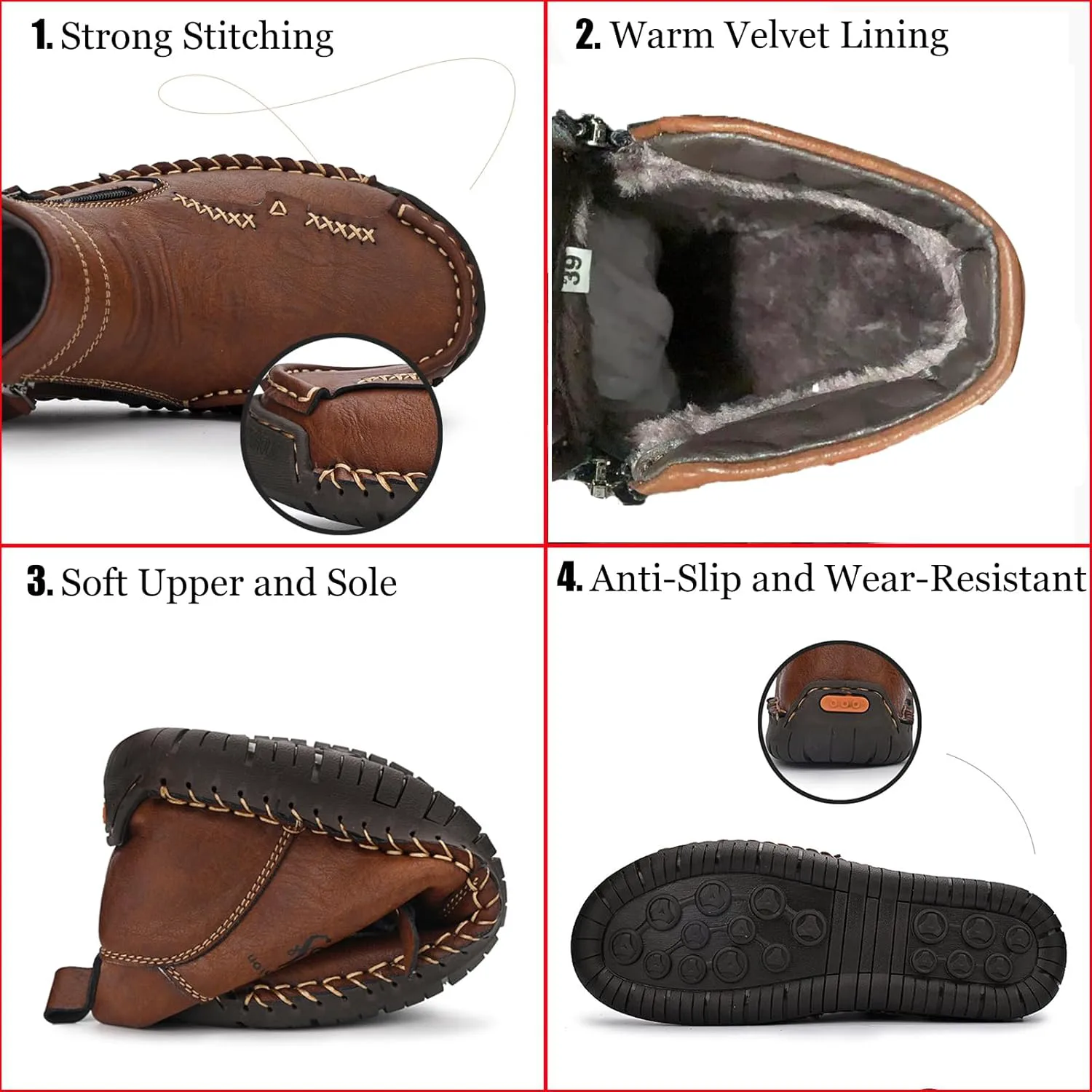 Мужские водонепроницаемые кожаные ботинки Zeberfi Чукка до щиколотки для походов, кемпинга и вождения, модные ретро, боковая молния, ручная строчка, высокие наружные прогулочные кроссовки, опциональная теплая бархатная подкладка, снежные ботинки
Мужские водонепроницаемые кожаные ботинки Zeberfi Чукка до щиколотки для походов, кемпинга и вождения, модные ретро, боковая молния, ручная строчка, высокие наружные прогулочные кроссовки, опциональная теплая бархатная подкладка, снежные ботинки