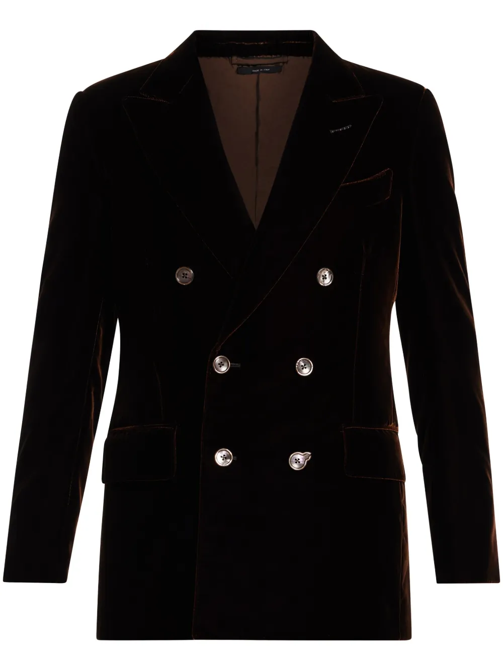 Двубортный пиджак TOM FORD, черный 
Двубортный пиджак TOM FORD, черный