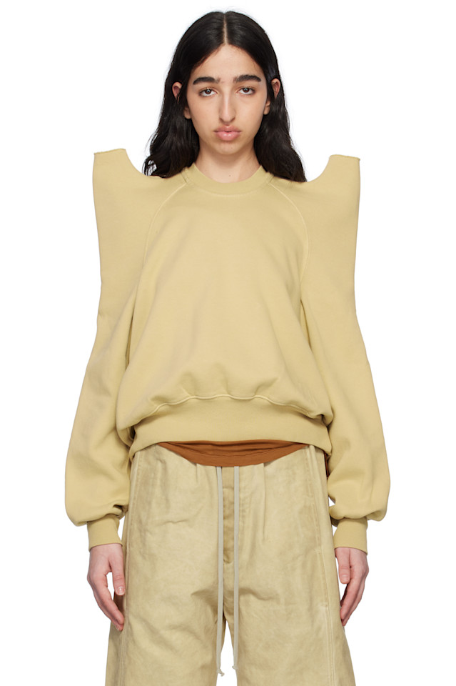 Свитшот Hollywood tecsweat Rick Owens Drkshdw, цвет parchment
Свитшот Hollywood tecsweat Rick Owens Drkshdw, цвет parchment