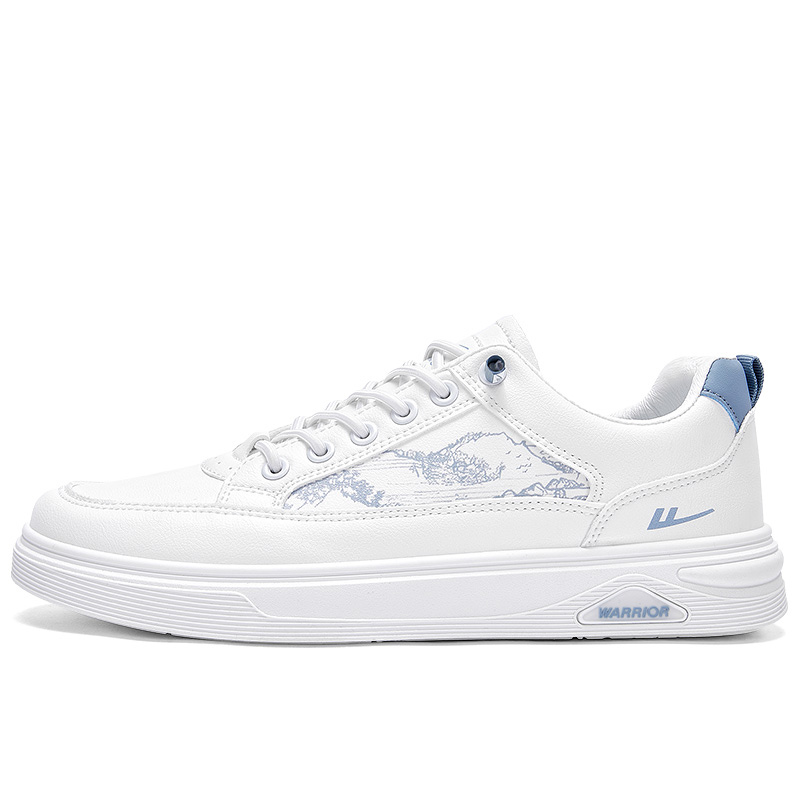 WARRIOR Низкие кроссовки для скейтбординга, мужские, белые, синие
WARRIOR Низкие кроссовки для скейтбординга, мужские, белые, синие