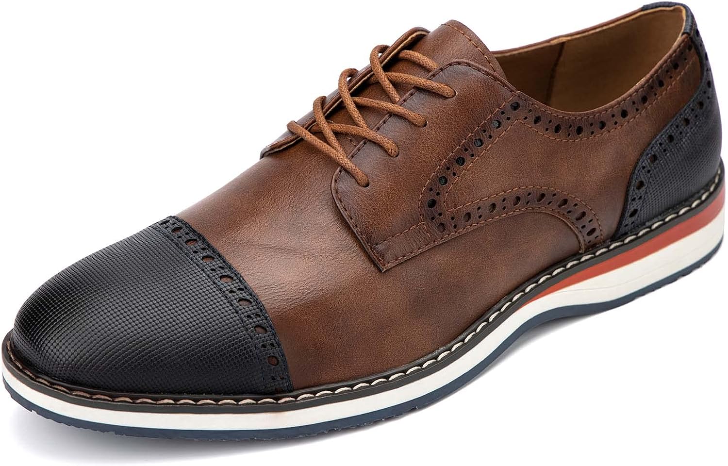 Мужские оксфорды Meijiana, повседневные туфли с кожаными шнурками для мужчин, деловые оксфорды, Brown-05
Мужские оксфорды Meijiana, повседневные туфли с кожаными шнурками для мужчин, деловые оксфорды, Brown-05