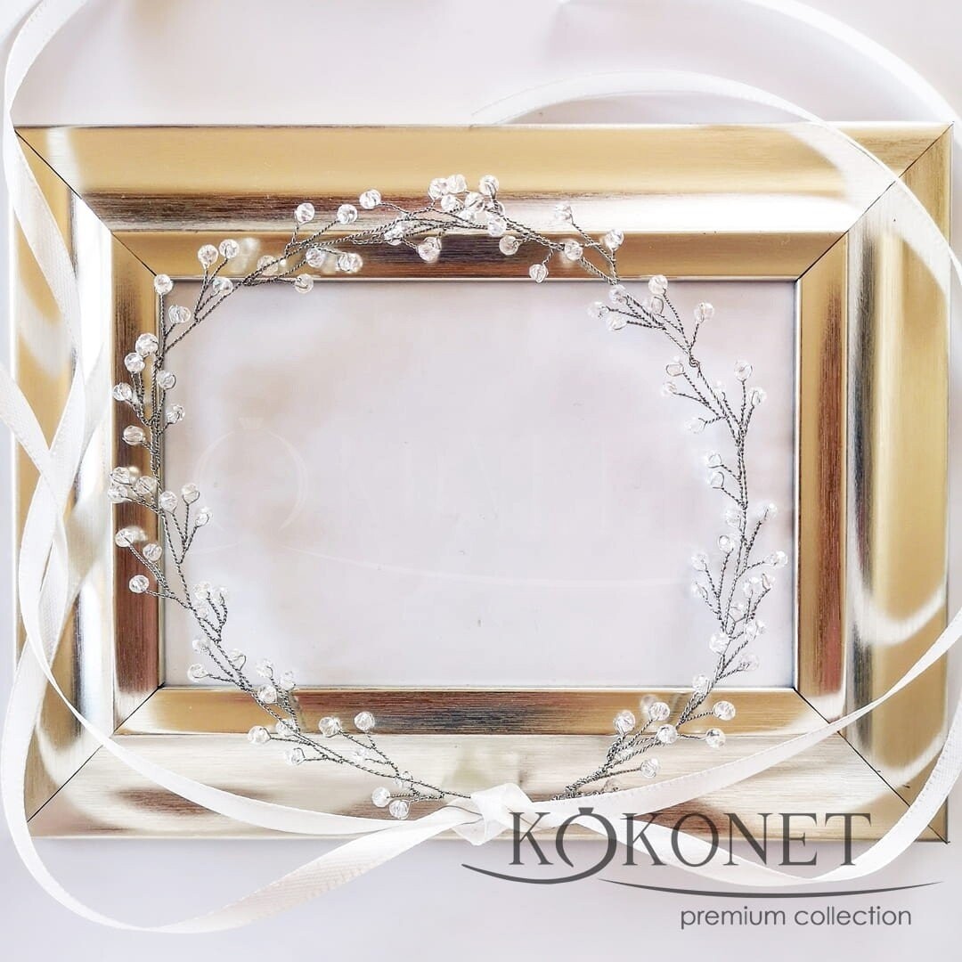 РОЗАЛИЯ серебряный свадебный венок Kokonet
РОЗАЛИЯ серебряный свадебный венок Kokonet