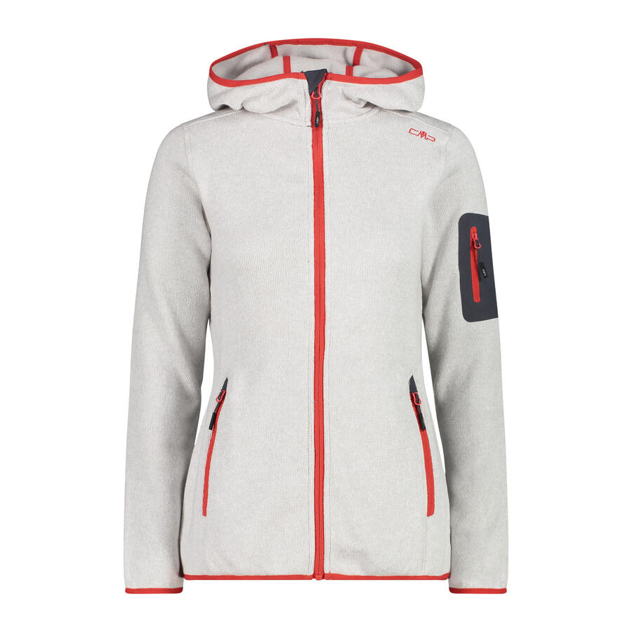 Женская куртка CMP с капюшоном из трикотажного меланжевого цвета 3H19826
Женская куртка CMP с капюшоном из трикотажного меланжевого цвета 3H19826
