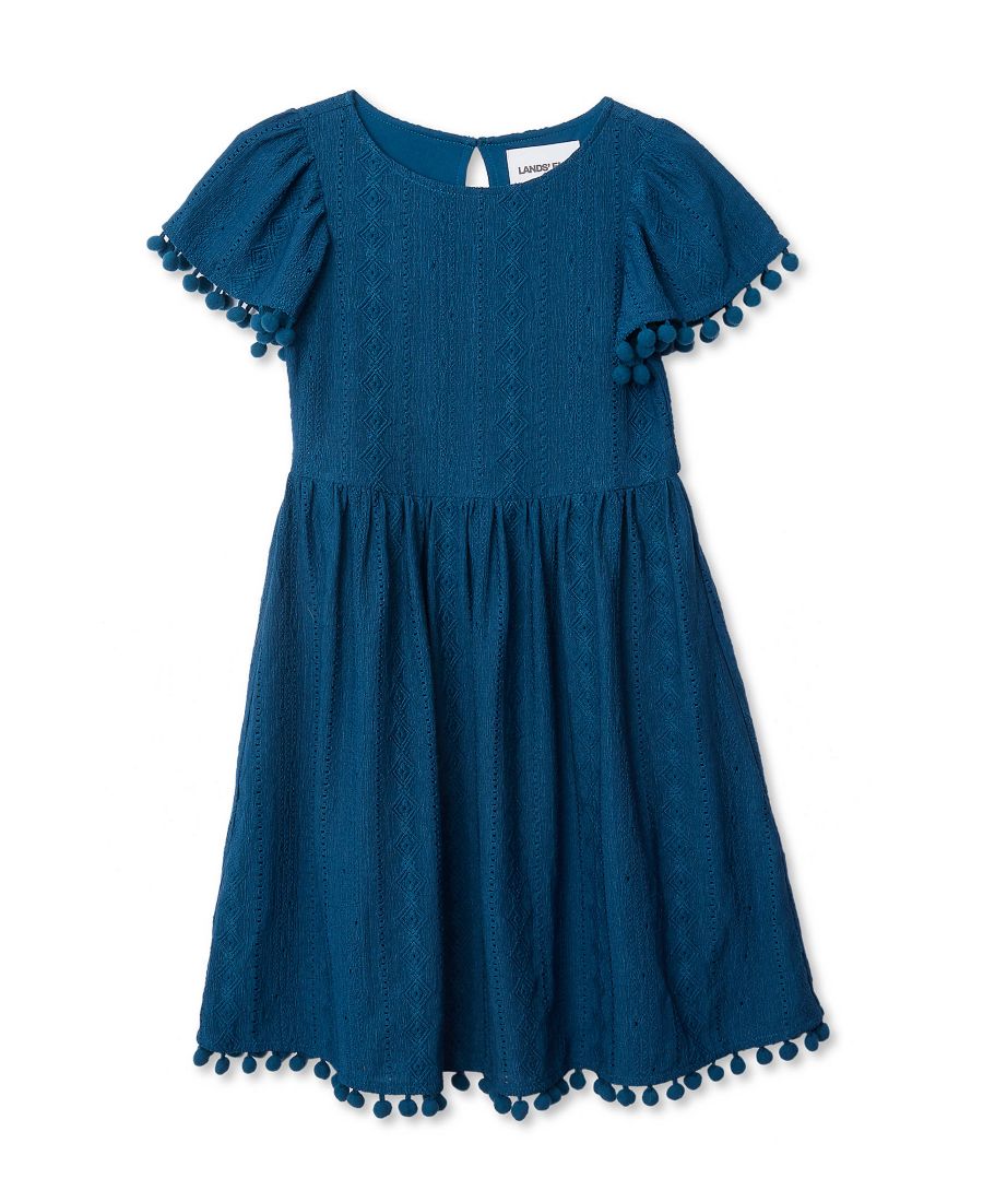 Детское кружевное платье с короткими рукавами Lands' End, Lyons blue
Детское кружевное платье с короткими рукавами Lands' End, Lyons blue