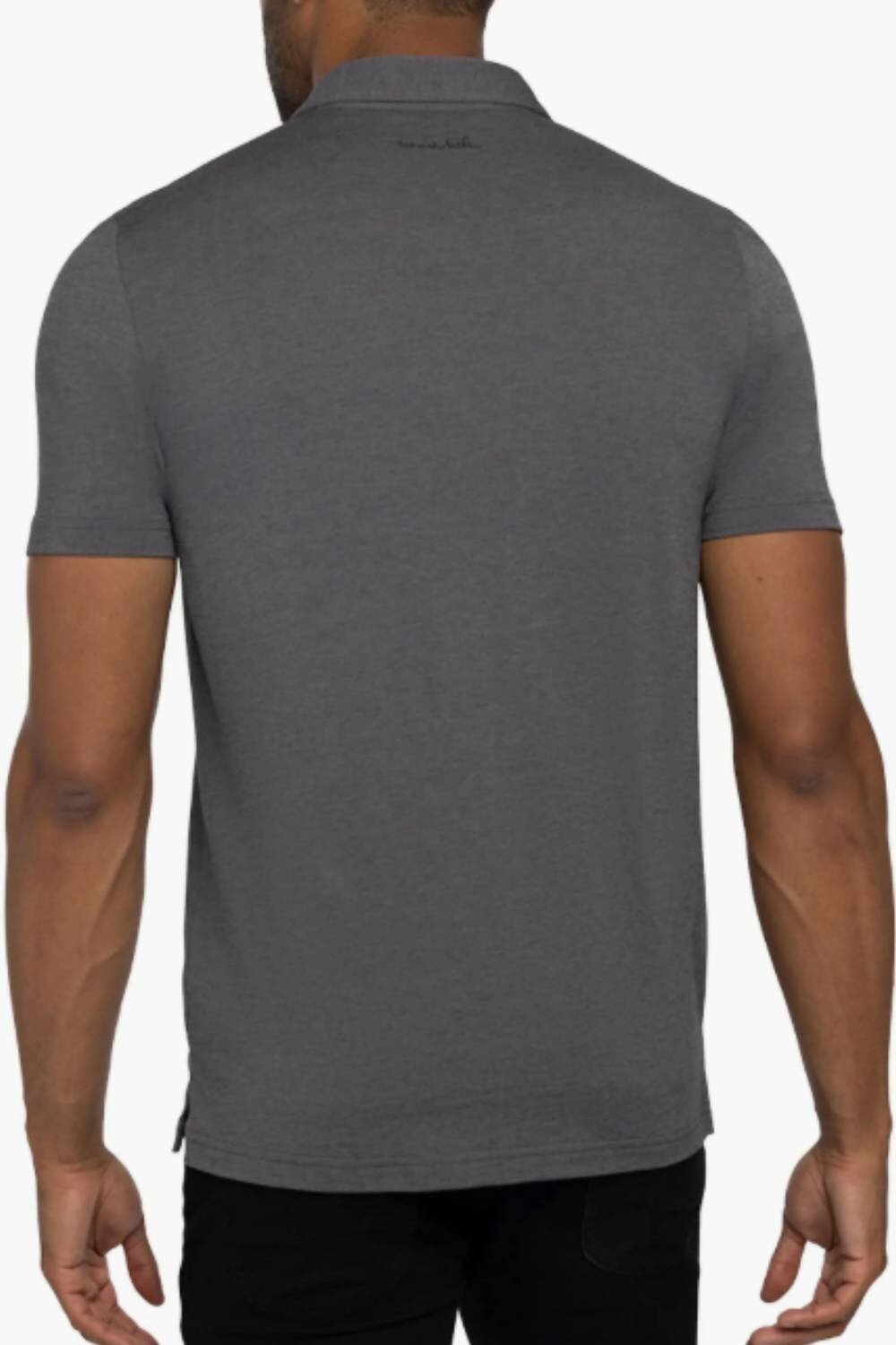 Темно-серая футболка-поло из пике с полосками Horchata TravisMathew
Темно-серая футболка-поло из пике с полосками Horchata TravisMathew