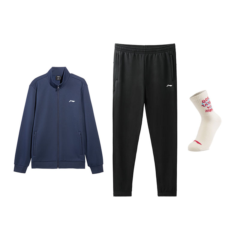 Li Ning Casual Sportswear Men's Li-Ning, night navigation синий top+черный pants (includes socks)
Li Ning Casual Sportswear Men's Li-Ning, night navigation синий top+черный pants (includes socks)