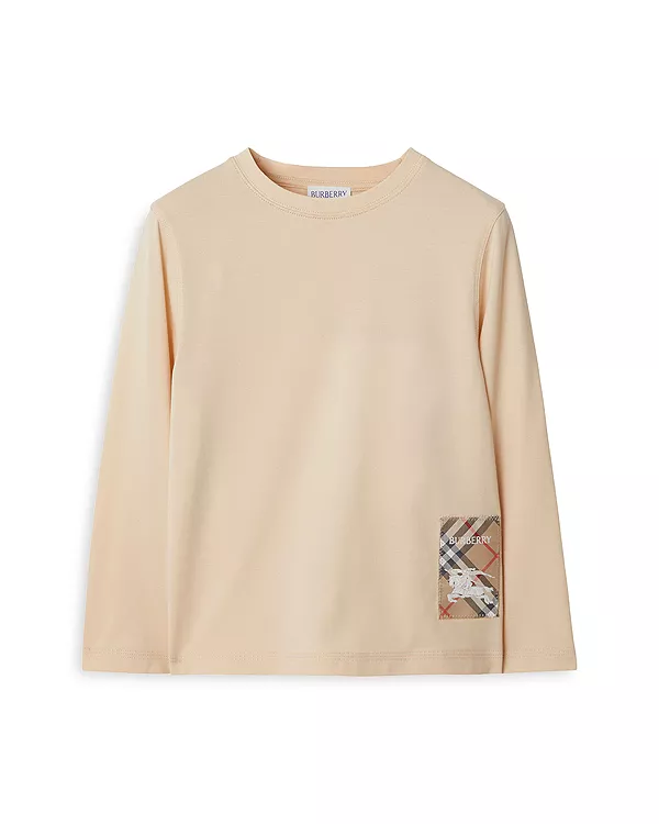 Хлопковая футболка в клетку для мальчиков - для малышей и для взрослых. Burberry, бежевый
Хлопковая футболка в клетку для мальчиков - для малышей и для взрослых. Burberry, бежевый