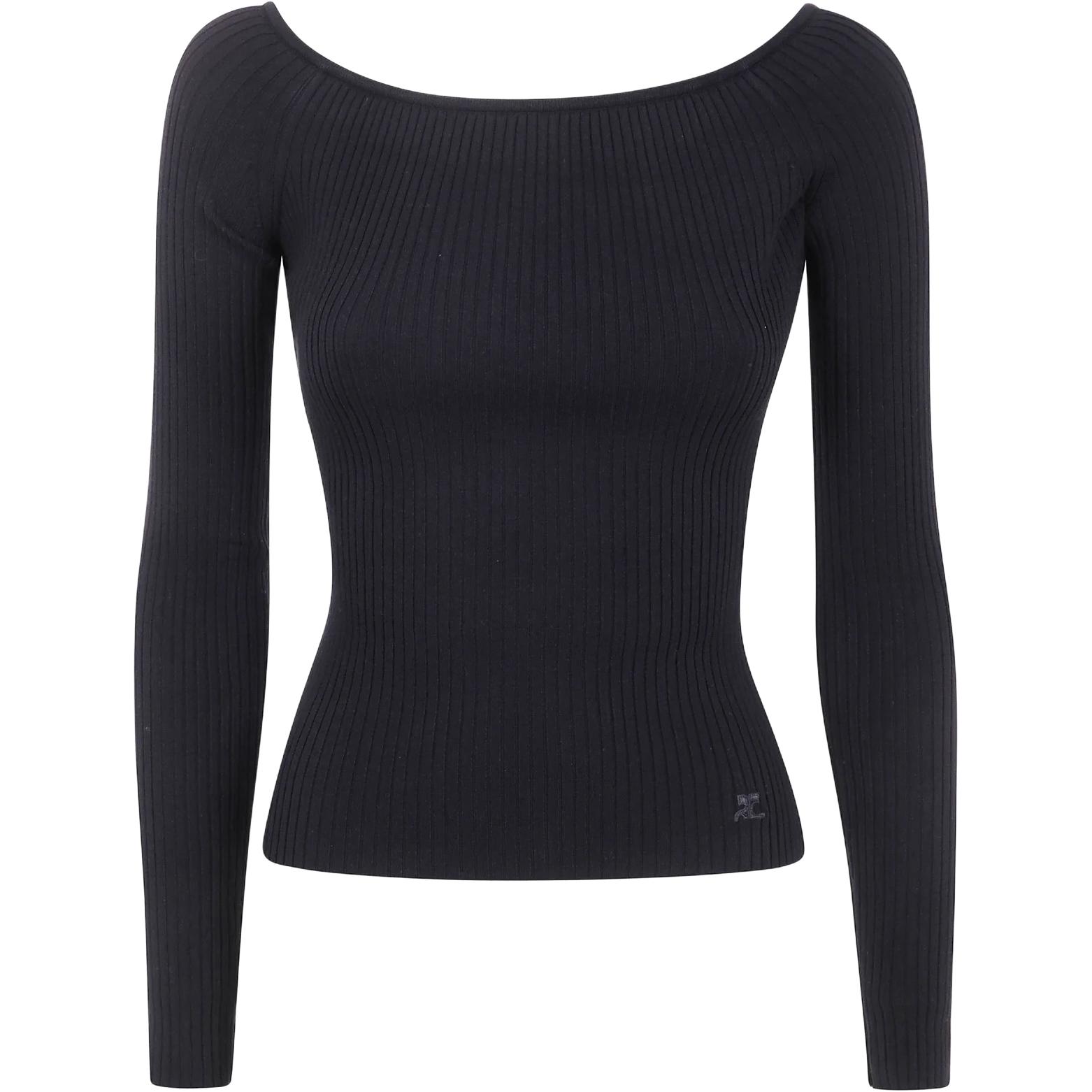 Courrèges Off Shoulder Ribbed Top COURREGES, черный
Courrèges Off Shoulder Ribbed Top COURREGES, черный