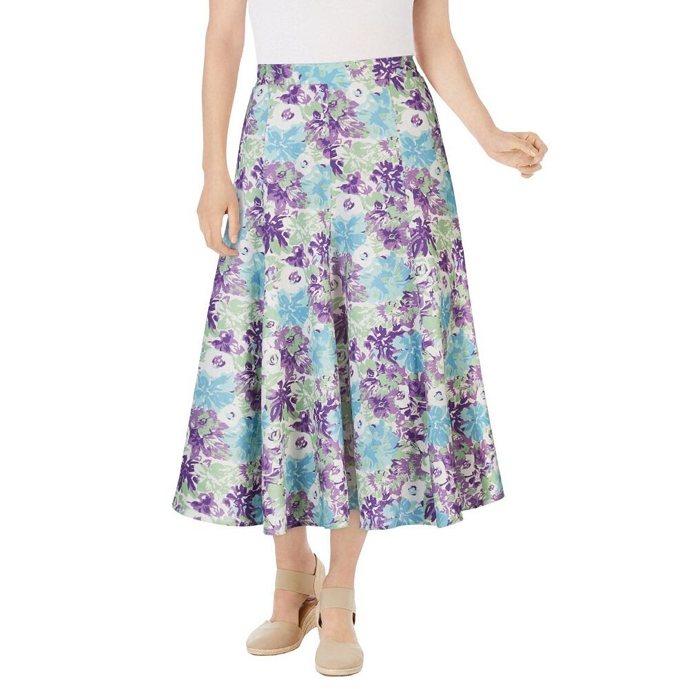 Женщина в женской льняной юбке больших размеров с принтом Woman Within, цвет Pretty Violet Floral
Женщина в женской льняной юбке больших размеров с принтом Woman Within, цвет Pretty Violet Floral