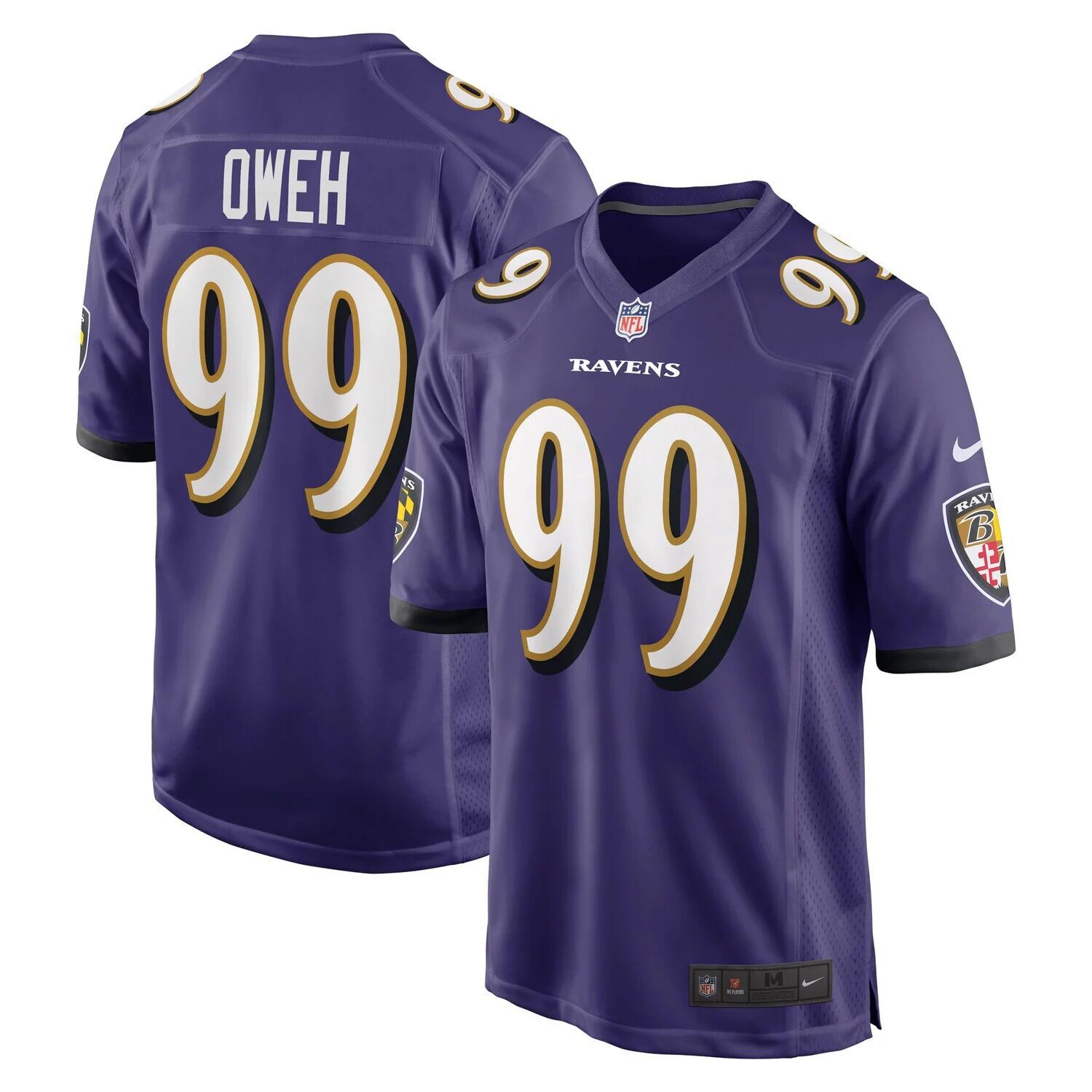 Мужская футболка Odafe Oweh Purple Baltimore Ravens драфта НФЛ 2021 года, выбранная в первом раунде Nike 
Мужская футболка Odafe Oweh Purple Baltimore Ravens драфта НФЛ 2021 года, выбранная в первом раунде Nike