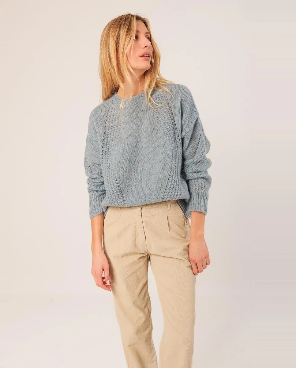 Женский джемпер с длинным рукавом и круглым вырезом Indi & Cold, светло-голубой
Женский джемпер с длинным рукавом и круглым вырезом Indi & Cold, светло-голубой