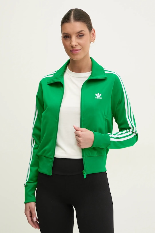 Толстовка Adicolor Classics Firebird Adidas Originals, зеленый 
Толстовка Adicolor Classics Firebird Adidas Originals, зеленый