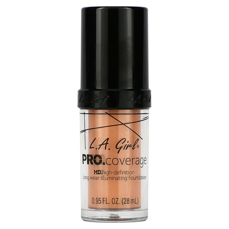 L.A. Girl, PRO.coverage HD Illuminating Foundation, GLM644 Natural, 28 мл (0,95 жидк. унц.)
L.A. Girl, PRO.coverage HD Illuminating Foundation, GLM644 Natural, 28 мл (0,95 жидк. унц.)