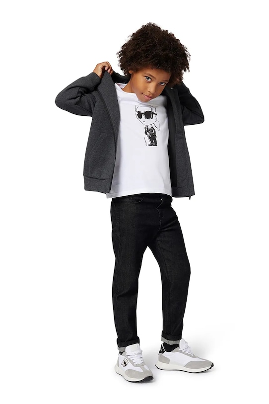 Детская хлопковая футболка Karl Lagerfeld, белый
Детская хлопковая футболка Karl Lagerfeld, белый