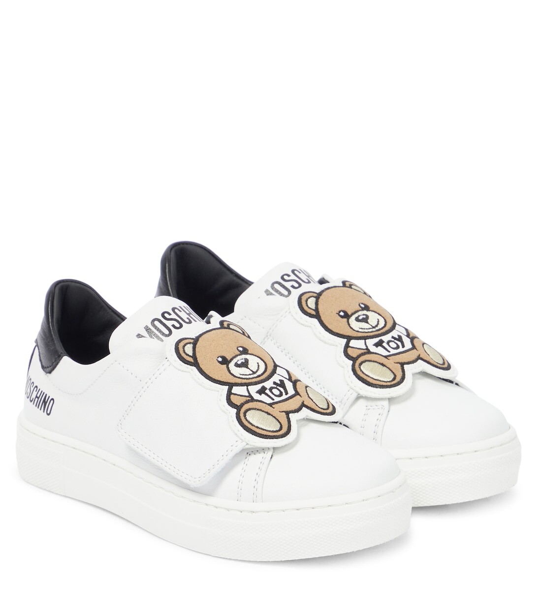 Кожаные кроссовки Moschino, белый
Кожаные кроссовки Moschino, белый