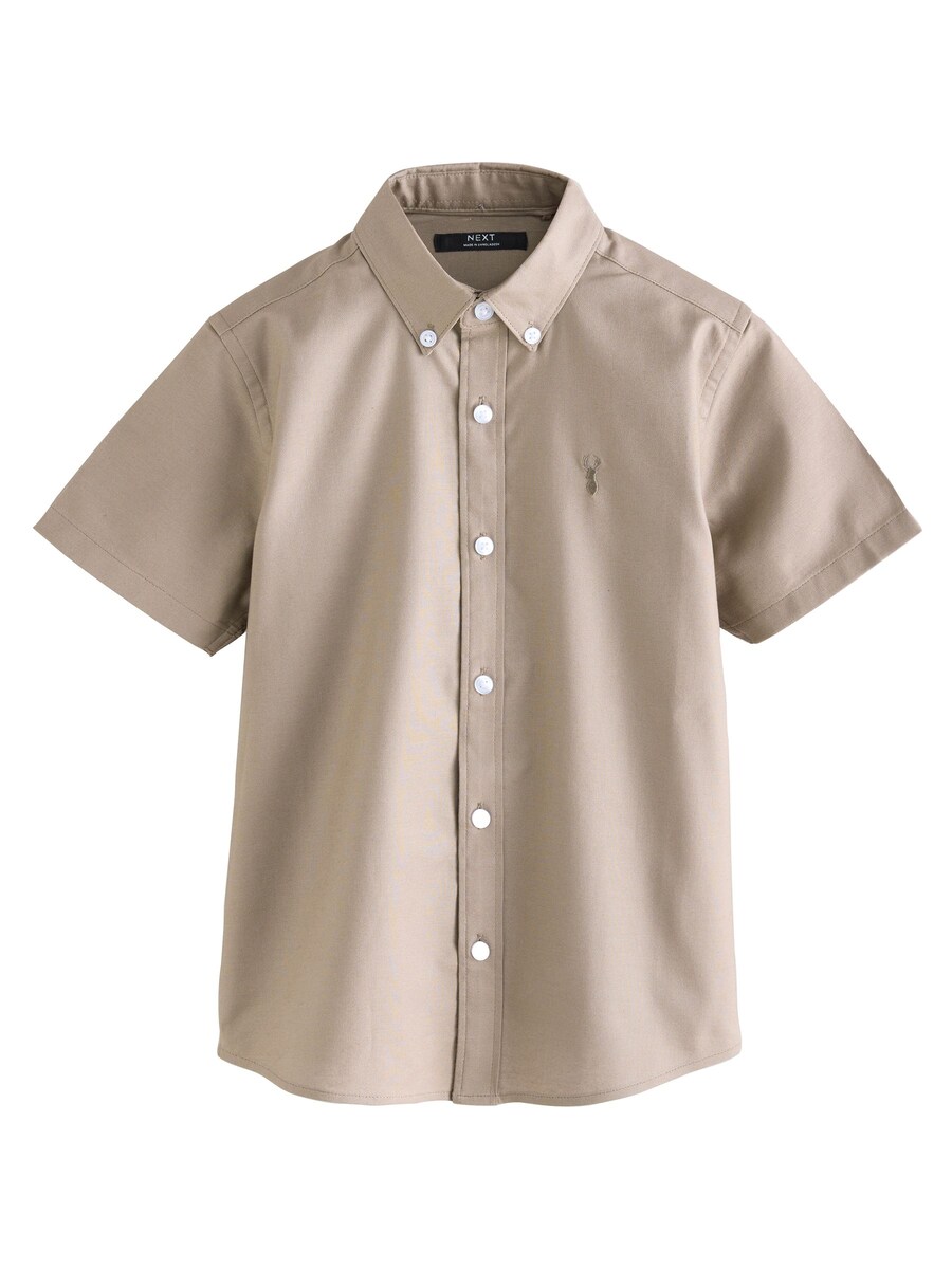Рубашка на пуговицах классического кроя Next, бежевый
Рубашка на пуговицах классического кроя Next, бежевый