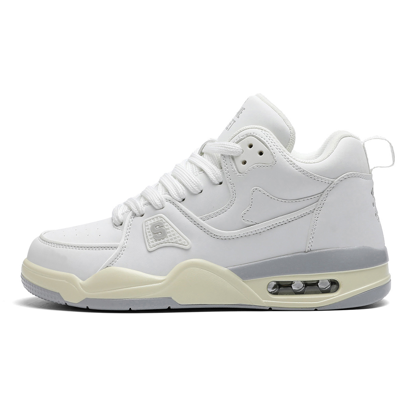 SESAME STREET Стойкие к скольжению, износостойкие, дышащие, ударопрочные баскетбольные кроссовки с возвращающей амортизацией мид-топ Unisex в цвете Punk White, цвет Punk White
SESAME STREET Стойкие к скольжению, износостойкие, дышащие, ударопрочные баскетбольные кроссовки с возвращающей амортизацией мид-топ Unisex в цвете Punk White, цвет Punk White