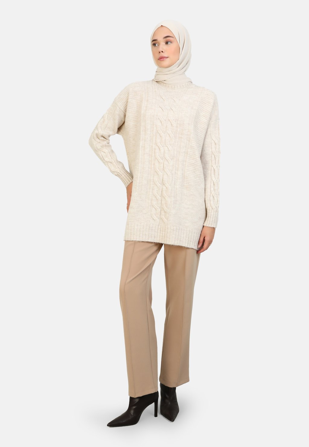 Джемпер REFKA Modanisa, бежевый
Джемпер REFKA Modanisa, бежевый