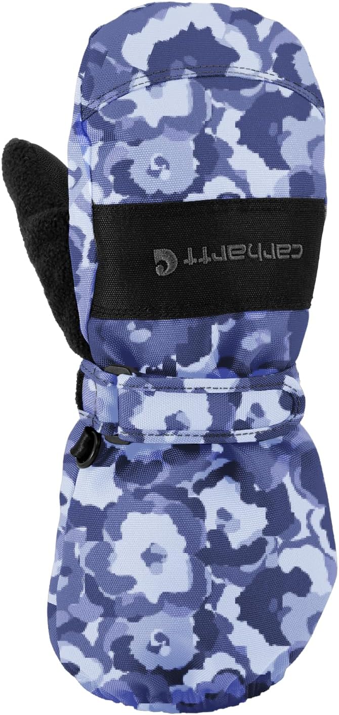 Carhartt baby-boys водонепроницаемые утепленные варежки с манжетой на молнии, Floral Camo
Carhartt baby-boys водонепроницаемые утепленные варежки с манжетой на молнии, Floral Camo
